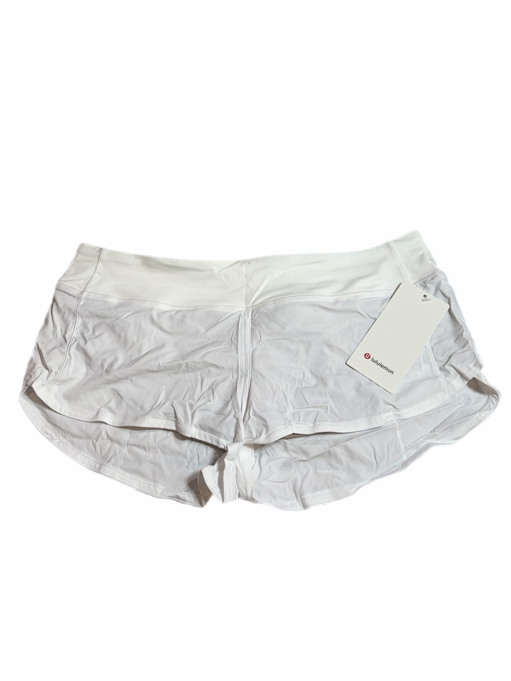 NWT Lululemon Speed Up Short *LR *2.5" Lined (White) Size 12